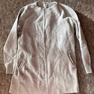 J. Crew Mid length gray cardigan